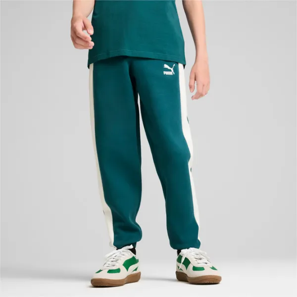 Спортивные брюки для мальчиков Puma Iconic T7 Track Pants DK cl B Cold 164 / Зеленый photo 5 Спортивные брюки для мальчиков Puma Iconic T7 Track Pants DK cl B Cold 164 / Зеленый photo 5