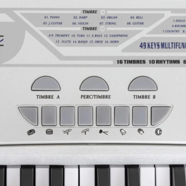 Sintetizator digital McGrey BK-4910SR 49 clape / 16 voci / Plastic / Silver photo 2