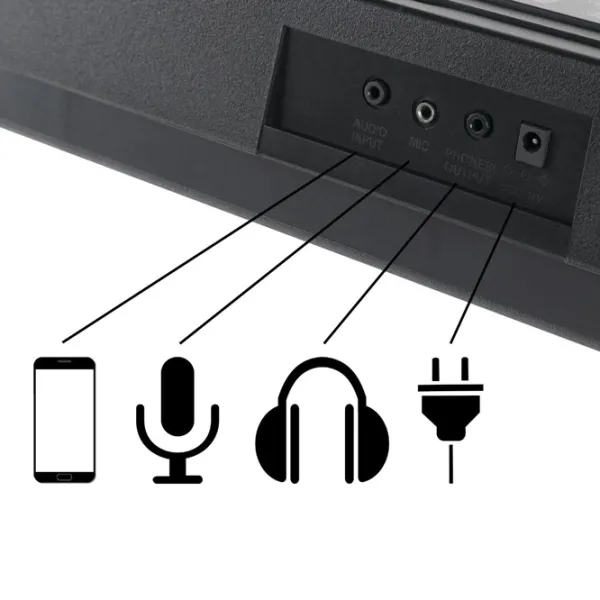 Sintetizator digital McGrey EK-6100 61 clape / / Plastic / Black photo 5