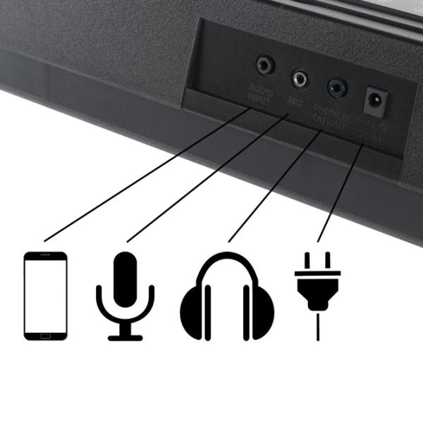 Sintetizator digital McGrey EK-6100 61 clape / / Plastic / Black photo 5