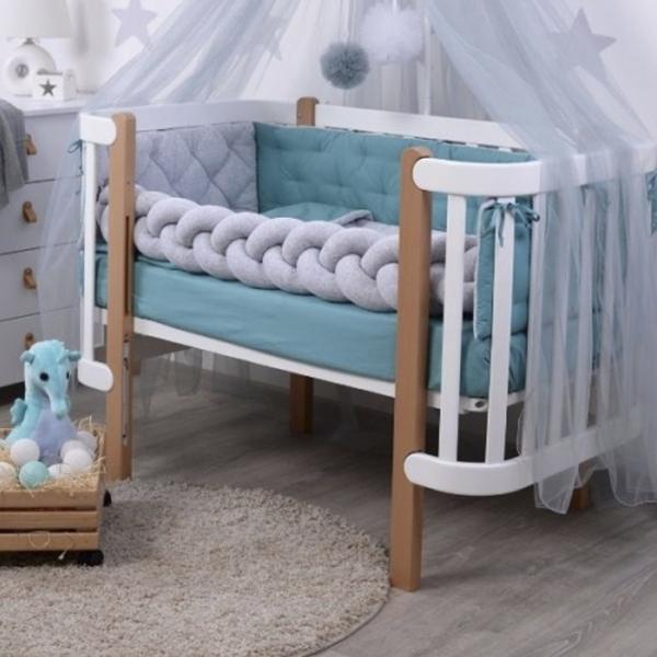Детское постельное бельё Veres Velour Grey-Tiffany (VR 218.14) Велюр/ Серый Бирюзовый photo 2 Детское постельное бельё Veres Velour Grey-Tiffany (VR 218.14) Велюр/ Серый Бирюзовый photo 2