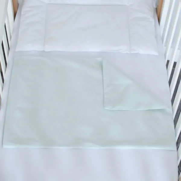 Детское постельное бельё Veres Lovely Baby (216.15.1) Хлопок/ Мятный White photo 2 Детское постельное бельё Veres Lovely Baby (216.15.1) Хлопок/ Мятный White photo 2