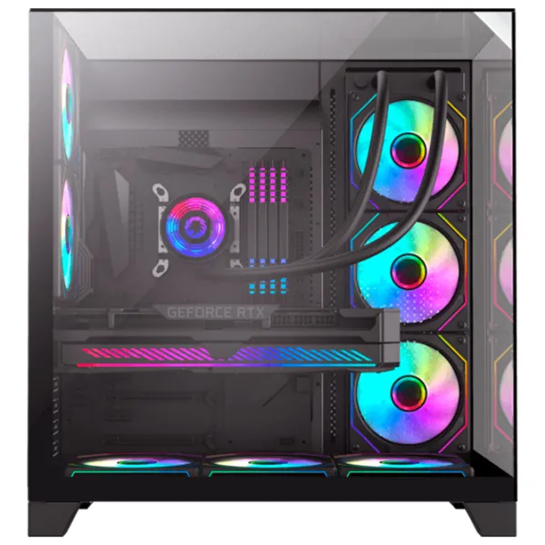 Carcasă Gamemax Infinity Plus Mid Tower / Black photo 4