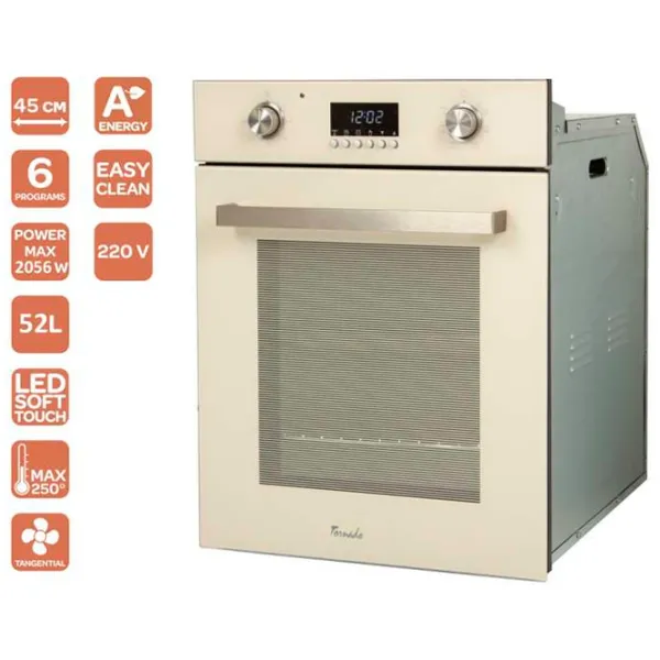 Духовой шкаф Tornado TRC-456 TOUCH F / Кремовый photo 3