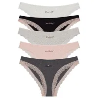 Трусики для женщин Donella 191343B  S / Разноцветный / Cлипы