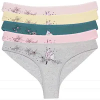 Chiloți pentru femei Donella 4025Y2  M / Multicolor / Braziliano