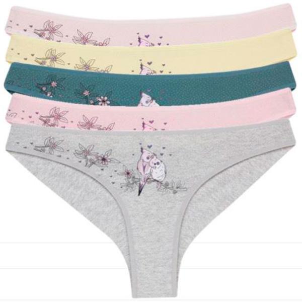 Трусики для женщин Donella 4025Y2  XL / Разноцветный / Бразилиано  photo 1