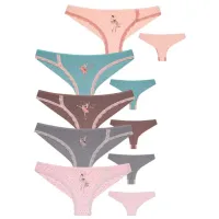 Chiloți pentru femei Donella 4025Y3  M / Multicolor / Braziliano