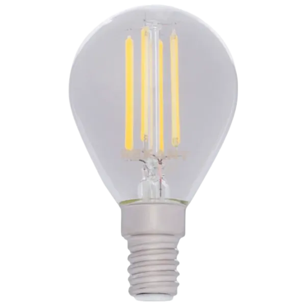 Bec LED cu filament Rexant GL45 604-130 E14 / 9.5 W / 4000 K / 950lm / White photo 1 Bec LED cu filament Rexant GL45 604-130 E14 / 9.5 W / 4000 K / 950lm / White photo 1