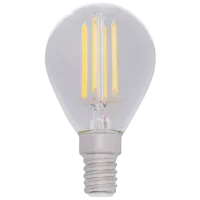 Лампочка светодиодная филаментная Rexant GL45 604-126 E14 / 7.5 Вт / 4000 K / 600лм / White