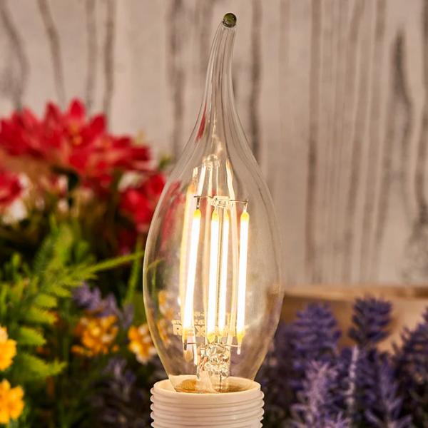 Bec LED cu filament Rexant CN37 604-106 E14 / 7.5 W / 4000 K / 600lm / White photo 3