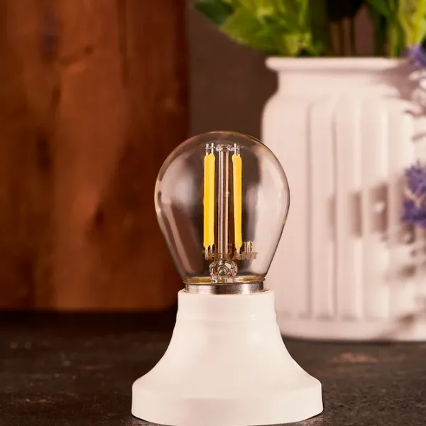 Bec LED cu filament Rexant GL45 604-127 E27 / 7.5 W / 2700 K / 600lm / White photo 4