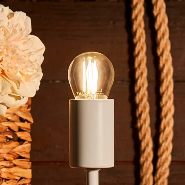 Bec LED cu filament Rexant GL45 604-128 E27 / 7.5 W / 2700 K / 600lm / White photo 5 Bec LED cu filament Rexant GL45 604-128 E27 / 7.5 W / 2700 K / 600lm / White photo 5