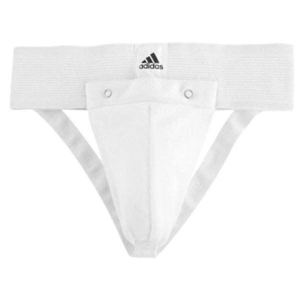 Protecția inghinală Adidas ADIBP06P White / Poliester 500D / Adult photo 1