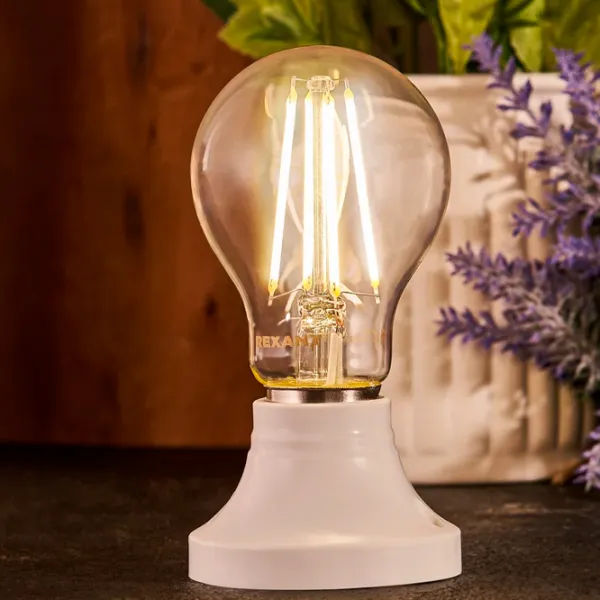 Bec LED cu filament Rexant A60 604-077 E27 / 11.5 W / 4000 K / 1380lm / White photo 4 Bec LED cu filament Rexant A60 604-077 E27 / 11.5 W / 4000 K / 1380lm / White photo 4