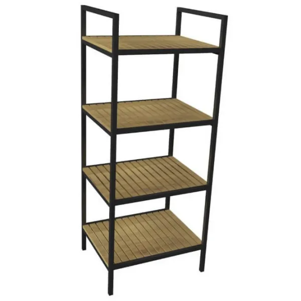 Стеллаж Hopeland MR-01 100 x 40 x 25см cm / Металл / Black photo 1 Стеллаж Hopeland MR-01 100 x 40 x 25см cm / Металл / Black photo 1