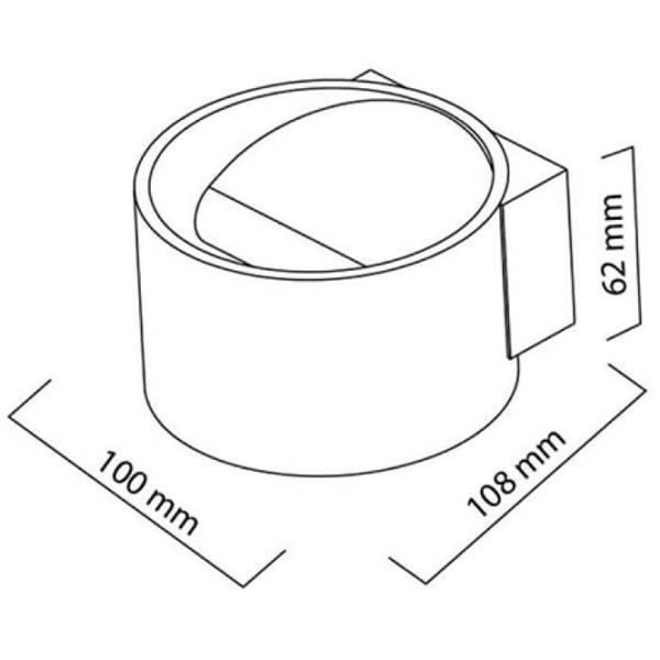 Настенный светильник Horoz SİSAM 8 Вт / SMD photo 2