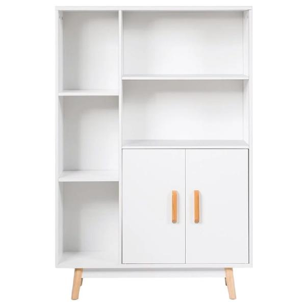 Etajeră Costway HW63875  119 x 80 x 24 cm / PAL / White photo 1 Etajeră Costway HW63875  119 x 80 x 24 cm / PAL / White photo 1