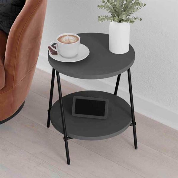 Măsuță de cafea Mobiland Essel M.SH.24205.4 Anthracite photo 4