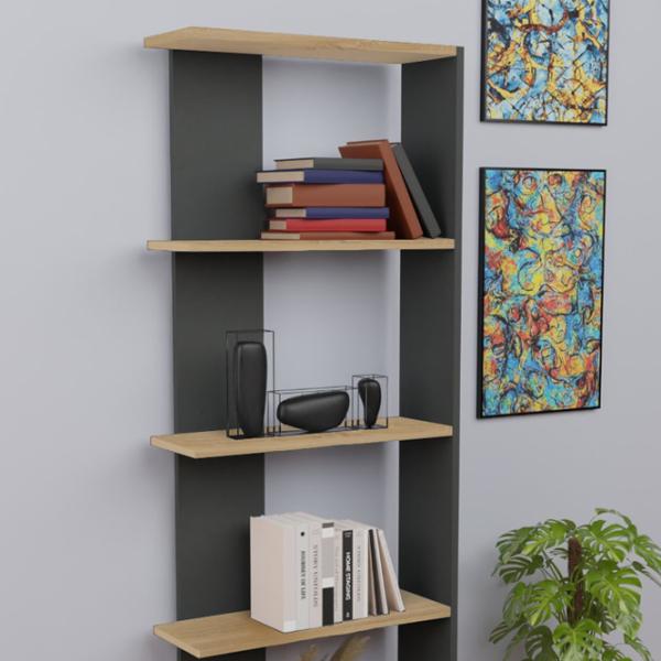 Стеллаж Prestige Aeris 5 Layer 170 x 58 x 21.5см cm / ЛДСП / Anthracite photo 2