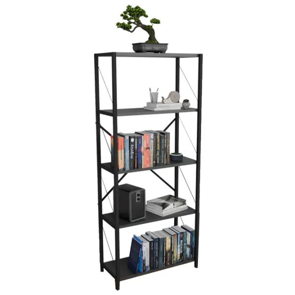 Стеллаж Prestige Bendir 5 Layer 160 x 60 x 30см cm / Металл / Black photo 1