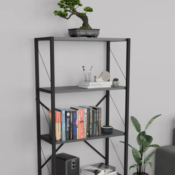 Стеллаж Prestige Bendir 5 Layer 160 x 60 x 30см cm / Металл / Black photo 2