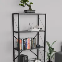 Стеллаж Prestige Bendir 5 Layer 160 x 60 x 30см cm / Металл / Black photo 2