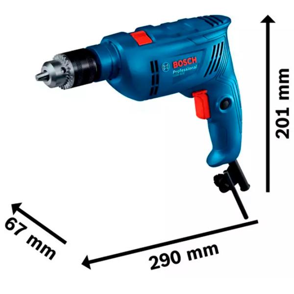 Mașină de găurit Bosch GSB 600 600 W / 3000 rot/min photo 3