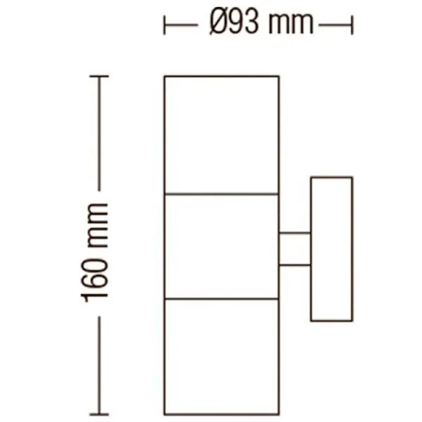 Настенный светильник Horoz MANOLYA-2 35 Вт / GU10 photo 2