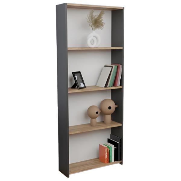 Стеллаж Prestige 5 Layer 170 x 60 x 19.5см cm / ЛДСП / Anthracite photo 1