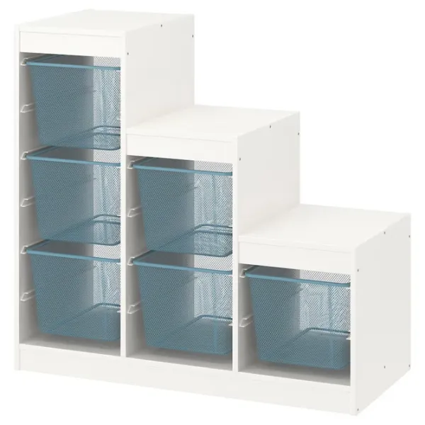 Etajeră cu containere Ikea Trofast  94 x 99 x 44 cm / PAL / White photo 1