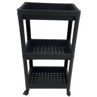 Стеллаж Xenos Three-storey 39.5 x 36 x 22.5см cm / Пластик / Black