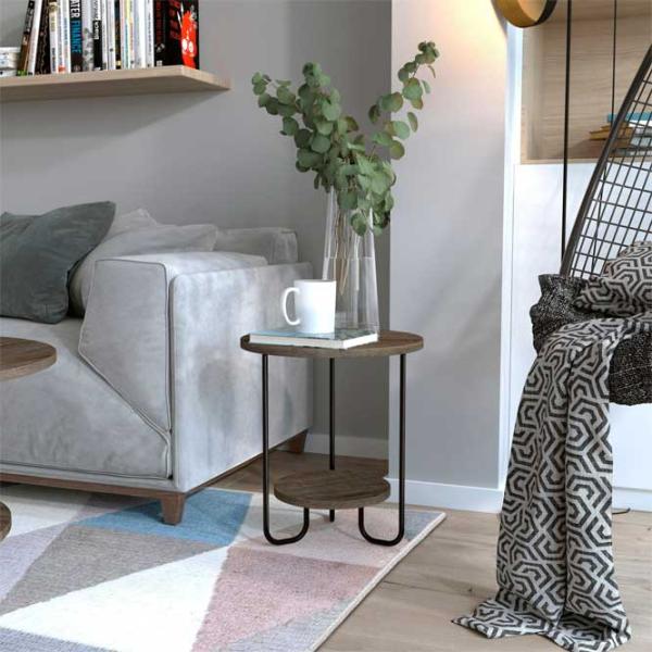 Măsuță de cafea Showdeko Corro Side M.SH.20968.5 Brown photo 4