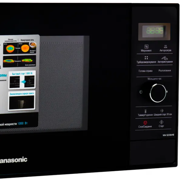 Cuptor cu microunde Panasonic NN-SD36HBZPE Standart / 1000 W / Black photo 4