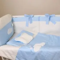 Детское постельное бельё PernaMea PM.101608/6 () Атлас/ Синий White
