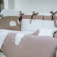 Детское постельное бельё PernaMea PM.101608/2 () Атлас/ Коричневый White