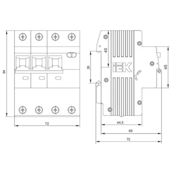Автоматический выключатель IEK MAD24-6-040-C-300 Модульная / 40 A photo 2 Автоматический выключатель IEK MAD24-6-040-C-300 Модульная / 40 A photo 2