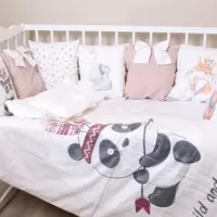 Детское постельное бельё PernaMea PM.105896/2 () Хлопок/ Белый Разноцветный