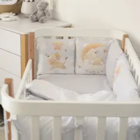 Детское постельное бельё Veres Leo (2600000103534) Хлопок/ Серый Разноцветный