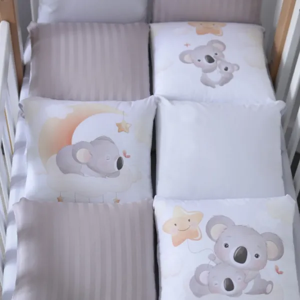Детское постельное бельё Veres Koala (2600000103541) Хлопок/ Пурпурный White photo 3 Детское постельное бельё Veres Koala (2600000103541) Хлопок/ Пурпурный White photo 3