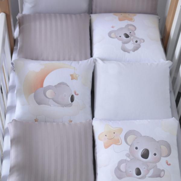 Детское постельное бельё Veres Koala (2600000103541) Хлопок/ Пурпурный White photo 3 Детское постельное бельё Veres Koala (2600000103541) Хлопок/ Пурпурный White photo 3