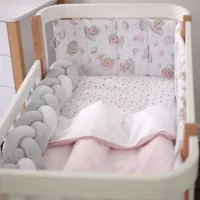 Lenjerie de pat pentru copii Veres VR 222.01.1 (2600000105279) Bumbac/ Pink White