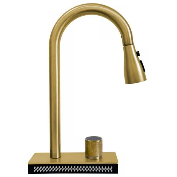 Baterie pentru bucătărie SanDonna VOR58650 Mono comandă / / Oțel inoxidabil / Gold photo 1 Baterie pentru bucătărie SanDonna VOR58650 Mono comandă / / Oțel inoxidabil / Gold photo 1