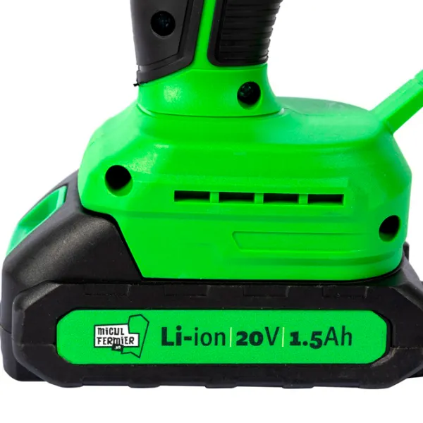 Fierăstrău cu lanţ Micul Fermier MF-DA1001-G01 cu acumulator/ Green photo 3