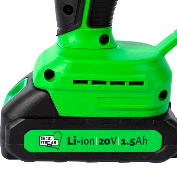 Fierăstrău cu lanţ Micul Fermier MF-DA1001-G01 cu acumulator/ Green photo 3