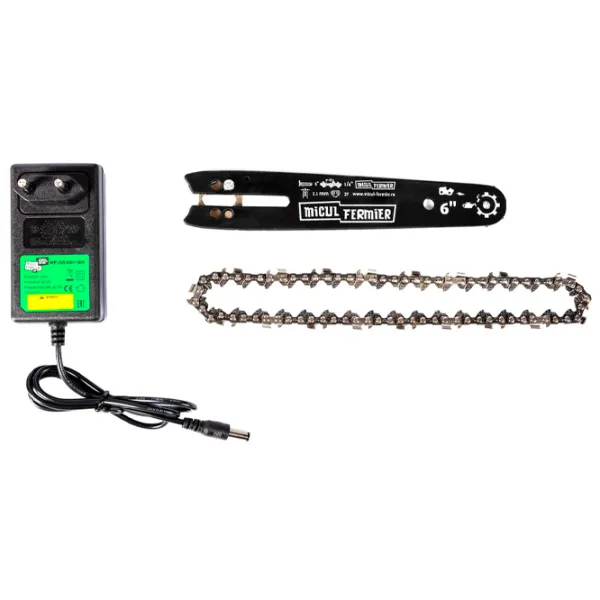 Fierăstrău cu lanţ Micul Fermier MF-DA1001-G01 cu acumulator/ Green photo 6