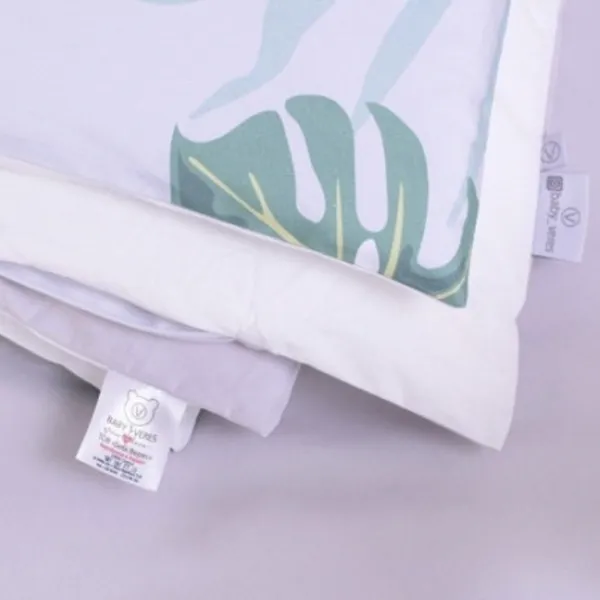 Детское постельное бельё Veres Tropic Baby (2600000101714 ) Хлопок/ Розовый White photo 2 Детское постельное бельё Veres Tropic Baby (2600000101714 ) Хлопок/ Розовый White photo 2