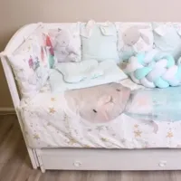 Детское постельное бельё PernaMea PM.105897/2 () Хлопок/ Белый Разноцветный