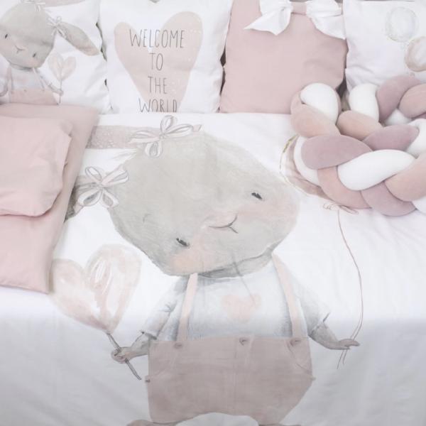 Детское постельное бельё PernaMea PM.105897/1 () Хлопок/ Белый Pink photo 2