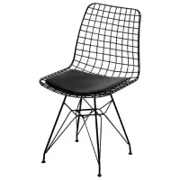 Кухонный стул Prestige Wire Искусственная кожа/ Черный 